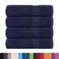 Preview: Handtücher 4 Stk. Marineblau 50x100 cm 360 g/m² 100% Baumwolle