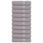 Preview: ARDEBO.de - Handtücher 10 Stk. Grau 50x100 cm 360 g/m² 100% Baumwolle