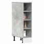 Preview: ARDEBO.de - Unterschrank Betongrau 20x44,5x81,5 cm Holzwerkstoff