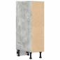Preview: Unterschrank Betongrau 20x44,5x81,5 cm Holzwerkstoff