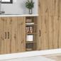Preview: ARDEBO.de - Unterschrank Artisan-Eiche 30x44,5x81,5 cm Holzwerkstoff