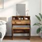 Preview: Schminkhocker Altholz-Optik 70x35x45 cm Holzwerkstoff