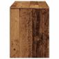 Preview: Schminkhocker Altholz-Optik 70x35x45 cm Holzwerkstoff