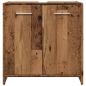Preview: Waschbeckenunterschrank Altholz-Optik 60x33x60 cm Holzwerkstoff