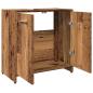 Preview: Waschbeckenunterschrank Altholz-Optik 60x33x60 cm Holzwerkstoff