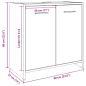 Preview: Waschbeckenunterschrank Altholz-Optik 60x33x60 cm Holzwerkstoff