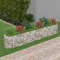 Preview: ARDEBO.de - Gabionen-Hochbeet Verzinktes Eisen 330x50x50 cm