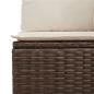Preview: 8-tlg. Garten-Sofagarnitur mit Kissen Braun Poly Rattan