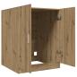 Preview: Waschmaschinenschrank Artisan-Eiche 70,5x71,5x91,5 cm