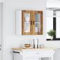 Preview: Küchen-Hängeschrank mit Glastür Porto Altholz-Optik