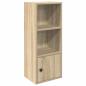 Preview: Bücherregal Sonoma-Eiche 31x24x77 cm Holzwerkstoff
