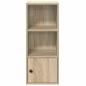 Preview: Bücherregal Sonoma-Eiche 31x24x77 cm Holzwerkstoff