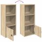 Preview: Bücherregal Sonoma-Eiche 31x24x77 cm Holzwerkstoff