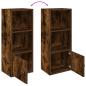 Preview: Bücherregal Räuchereiche 31x24x77 cm Holzwerkstoff