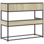 Preview: Konsolentisch Sonoma-Eiche 90x35x80 cm Holzwerkstoff