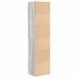Preview: Bücherregal Grau Sonoma 31x24x127 cm Holzwerkstoff