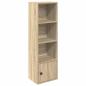 Preview: Bücherregal Sonoma-Eiche 31x24x102 cm Holzwerkstoff