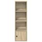 Preview: Bücherregal Sonoma-Eiche 31x24x102 cm Holzwerkstoff