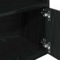 Preview: Bücherregal Schwarz Eichen-Optik 31x24x127 cm Holzwerkstoff