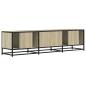 Preview: TV-Schrank Sonoma-Eiche 160x35x41 cm Holzwerkstoff und Metall