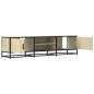 Preview: TV-Schrank Sonoma-Eiche 160x35x41 cm Holzwerkstoff und Metall