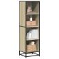 Preview: ARDEBO.de - Bücherregal Sonoma-Eiche 40x35x139 cm Holzwerkstoff