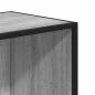Preview: Bücherregal Grau Sonoma 40x35x139 cm Holzwerkstoff