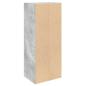 Preview: Bücherregal Betongrau 31x24x77 cm Holzwerkstoff