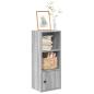 Preview: ARDEBO.de - Bücherregal Grau Sonoma 31x24x77 cm Holzwerkstoff