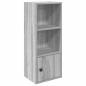 Preview: Bücherregal Grau Sonoma 31x24x77 cm Holzwerkstoff