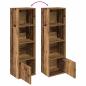 Preview: Bücherregal Altholz-Optik 31x24x102 cm Holzwerkstoff