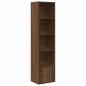 Preview: Bücherregal Braun Eichen-Optik 31x24x127 cm Holzwerkstoff