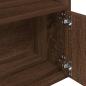 Preview: Bücherregal Braun Eichen-Optik 31x24x127 cm Holzwerkstoff