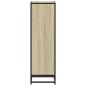 Preview: Bücherregal Sonoma-Eiche 33,5x33x107,5 cm Holzwerkstoff