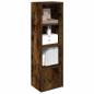 Preview: ARDEBO.de - B?cherregal R?uchereiche 31x24x102 cm Holzwerkstoff
