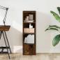 Preview: B?cherregal R?uchereiche 31x24x102 cm Holzwerkstoff