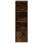 Preview: B?cherregal R?uchereiche 31x24x102 cm Holzwerkstoff