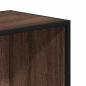 Preview: Bücherregal Braun Eichen-Optik 40x35x139 cm Holzwerkstoff