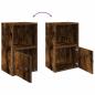 Preview: Bücherregal Räuchereiche 31x24x52 cm Holzwerkstoff