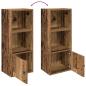 Preview: Bücherregal Altholz-Optik 31x24x77 cm Holzwerkstoff