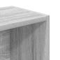 Preview: Bücherregal Grau Sonoma 31x24x102 cm Holzwerkstoff
