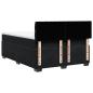 Preview: Boxspringbett mit Matratze Schwarz 140x200 cm Samt