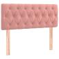 Preview: Boxspringbett mit Matratze Rosa 120x200 cm Samt