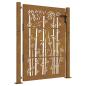 Preview: Gartentor 105x155 cm Cortenstahl Bambus-Design