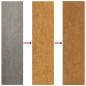 Preview: Gartentor 105x155 cm Cortenstahl Bambus-Design