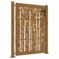 Preview: Gartentor 105x155 cm Cortenstahl Bambus-Design