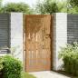 Preview: Gartentor 105x205 cm Cortenstahl Bambus-Design