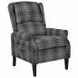 Preview: ARDEBO.de - Relaxsessel Verstellbar Grau Stoff