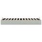 Preview: Ottoman-Bett ohne Matratze Hellgrau 90x200 cm Samt