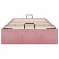 Preview: Ottoman-Bett ohne Matratze Rosa 90x200 cm Samt